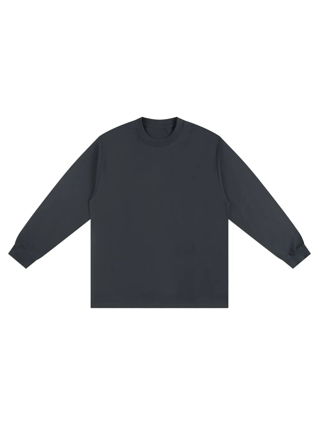Blank Drop Shoulder Long Sleeve Shirt