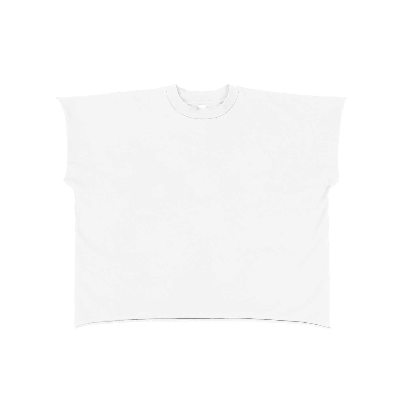 Blank Raw Edge Boxy T-Shirt