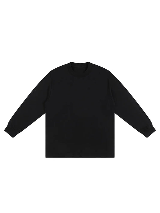 Blank Drop Shoulder Long Sleeve Shirt