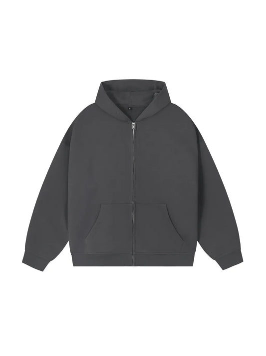 Blank Heavyweight Zip-up Hoodie