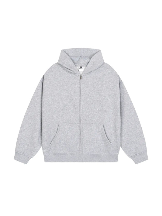 Blank Heavyweight Zip-up Hoodie