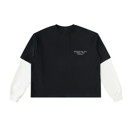 Seeker's Palace Layered Contrast T-Shirt